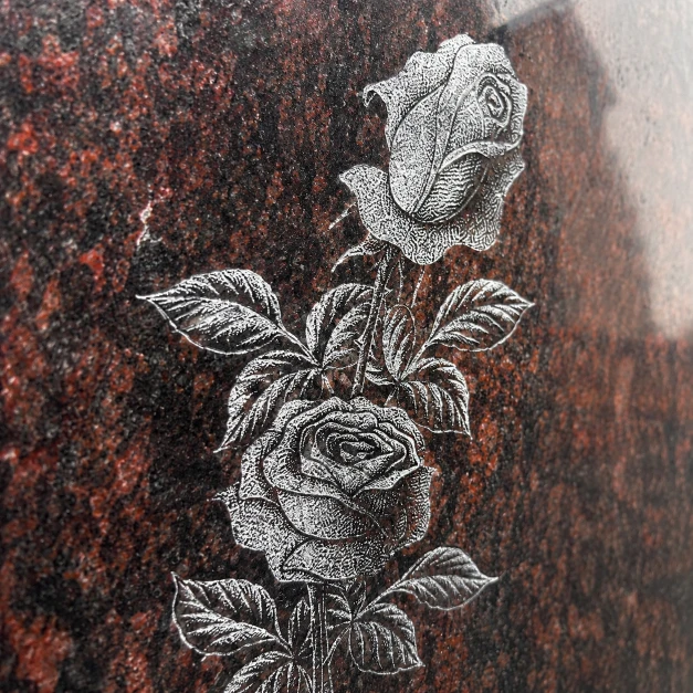 Písmo a gravírování detail práce